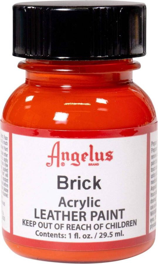 Angelus Leather Acrylic Paint textielverf voor leren stoffen acrylbasis Brick Orange 29 5ml