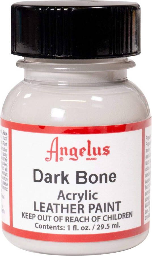 Angelus Leather Acrylic Paint textielverf voor leren stoffen acrylbasis Dark Bone White 29 5ml