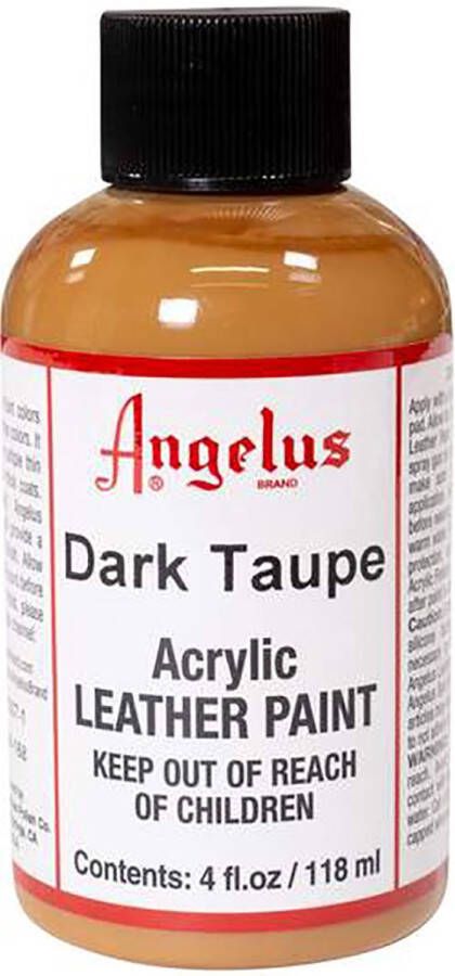 Angelus Leather Acrylic Paint textielverf voor leren stoffen acrylbasis Dark Taupe 118ml