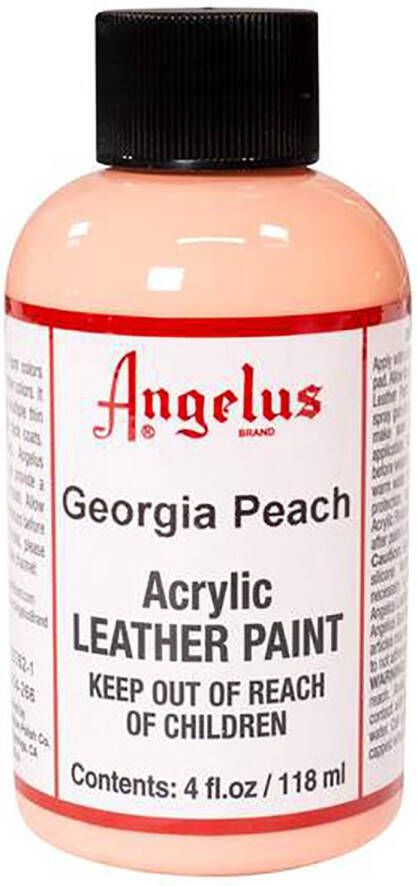 Angelus Leather Acrylic Paint textielverf voor leren stoffen acrylbasis Georgia Peach 118ml