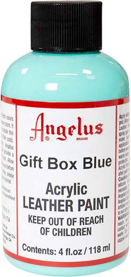 Angelus Leather Acrylic Paint textielverf voor leren stoffen acrylbasis Gift Box Blue 118ml