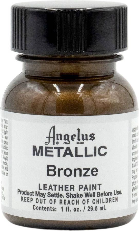 Angelus Leather Acrylic Paint textielverf voor leren stoffen acrylbasis Metallic Brons 29 5ml