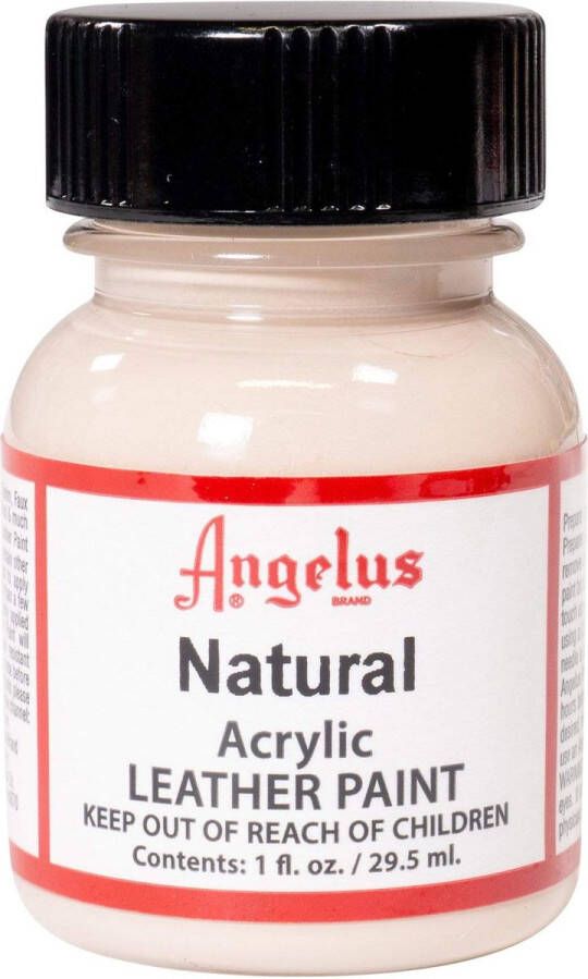 Angelus Leather Acrylic Paint textielverf voor leren stoffen acrylbasis Natural 29 5ml