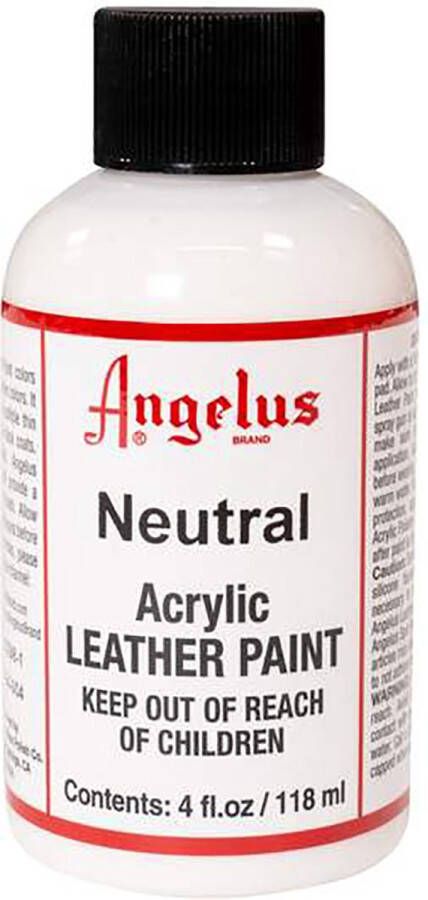 Angelus Leather Acrylic Paint textielverf voor leren stoffen acrylbasis Neutral 118ml