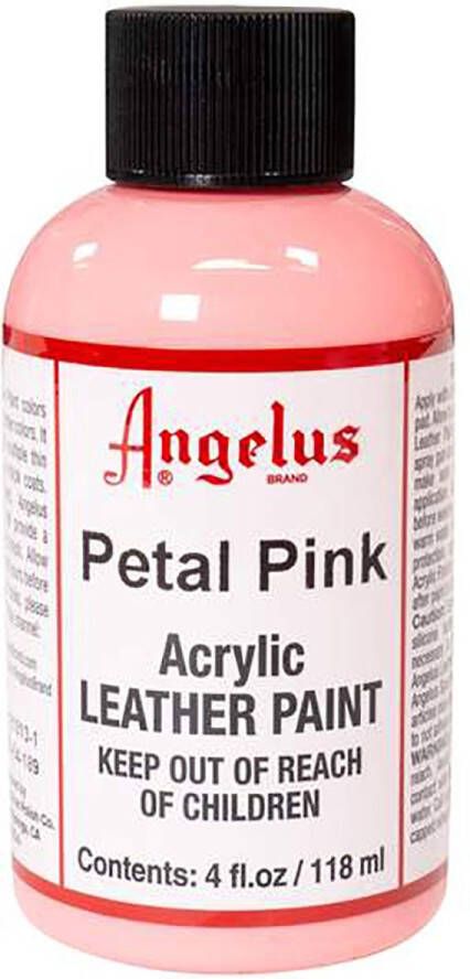 Angelus Leather Acrylic Paint textielverf voor leren stoffen acrylbasis Petal Pink 118ml