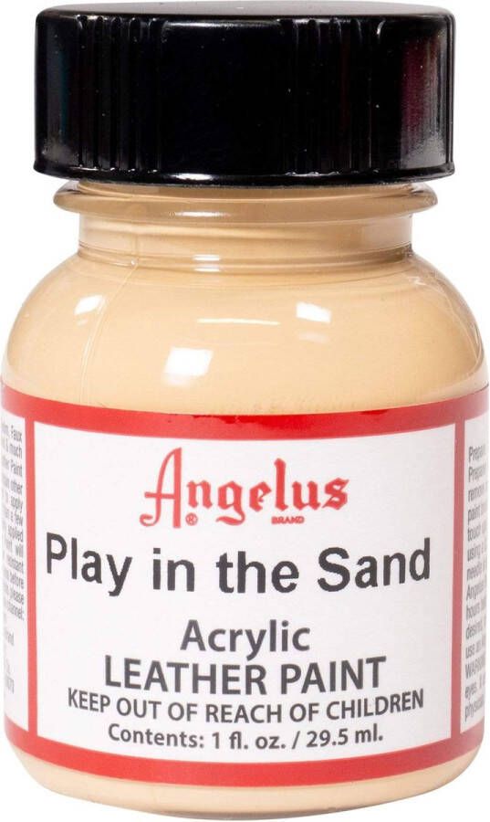 Angelus Leather Acrylic Paint textielverf voor leren stoffen acrylbasis Play In The Sand 29 5ml