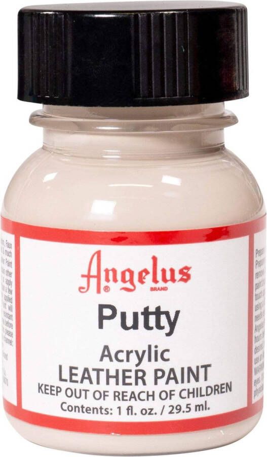 Angelus Leather Acrylic Paint textielverf voor leren stoffen acrylbasis Putty 29 5ml