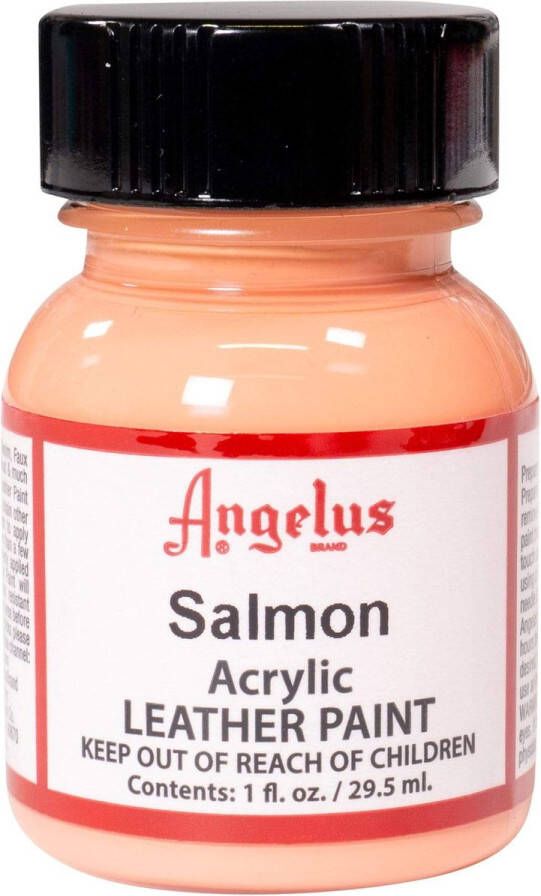 Angelus Leather Acrylic Paint textielverf voor leren stoffen acrylbasis Salmon 29 5ml