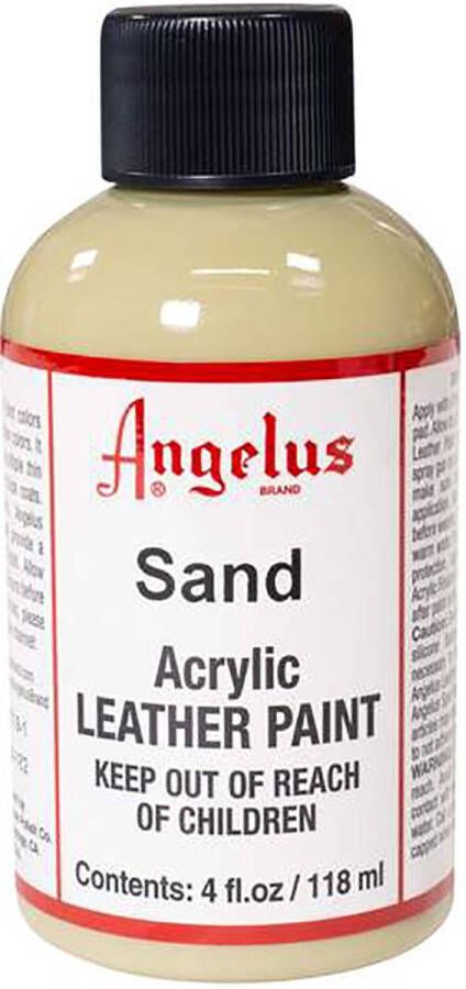 Angelus Leather Acrylic Paint textielverf voor leren stoffen acrylbasis Sand 118ml