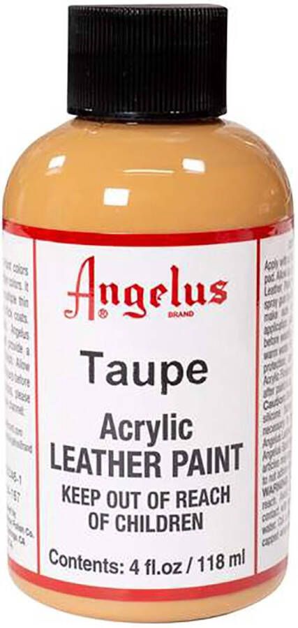 Angelus Leather Acrylic Paint textielverf voor leren stoffen acrylbasis Taupe 118ml