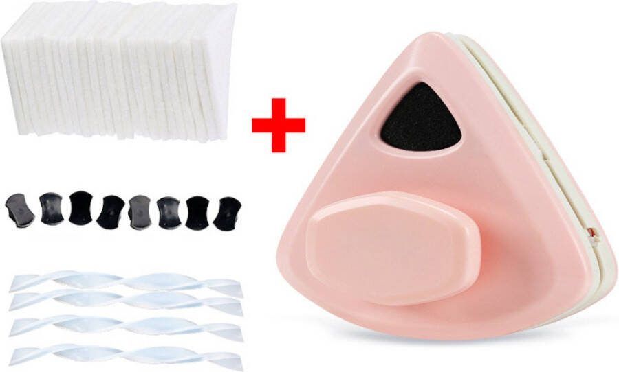 GUTEC Anhichef Magnetische Ramenwasser Raamwisser Enkel Glas 3-5mm Verbeterd Handvat Ruitenreiniger 30 Doekjes Ruitenwasser Set XL
