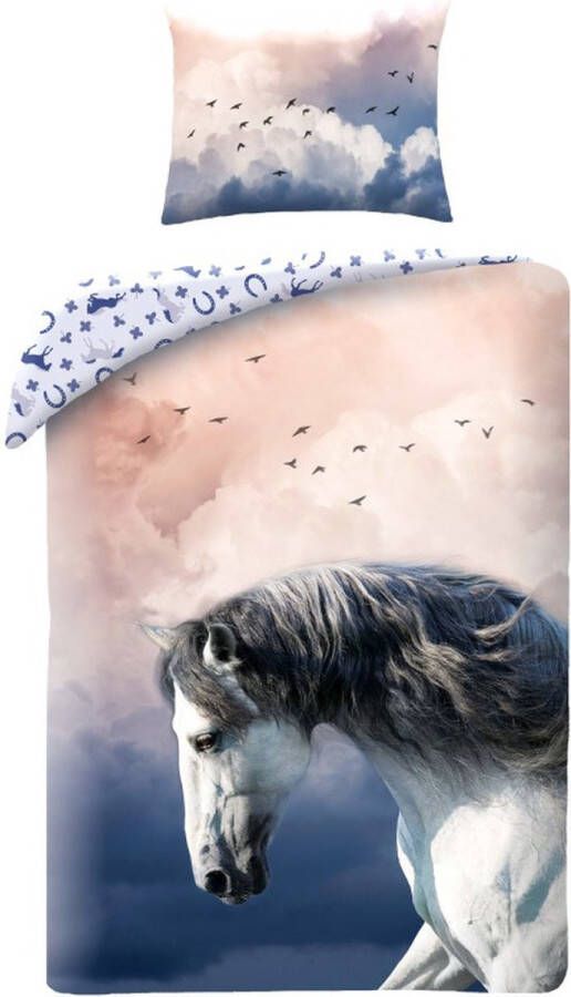Animal Pictures Dekbedovertrek Paard 140 x 200 cm + 70 x 90 cm Katoen