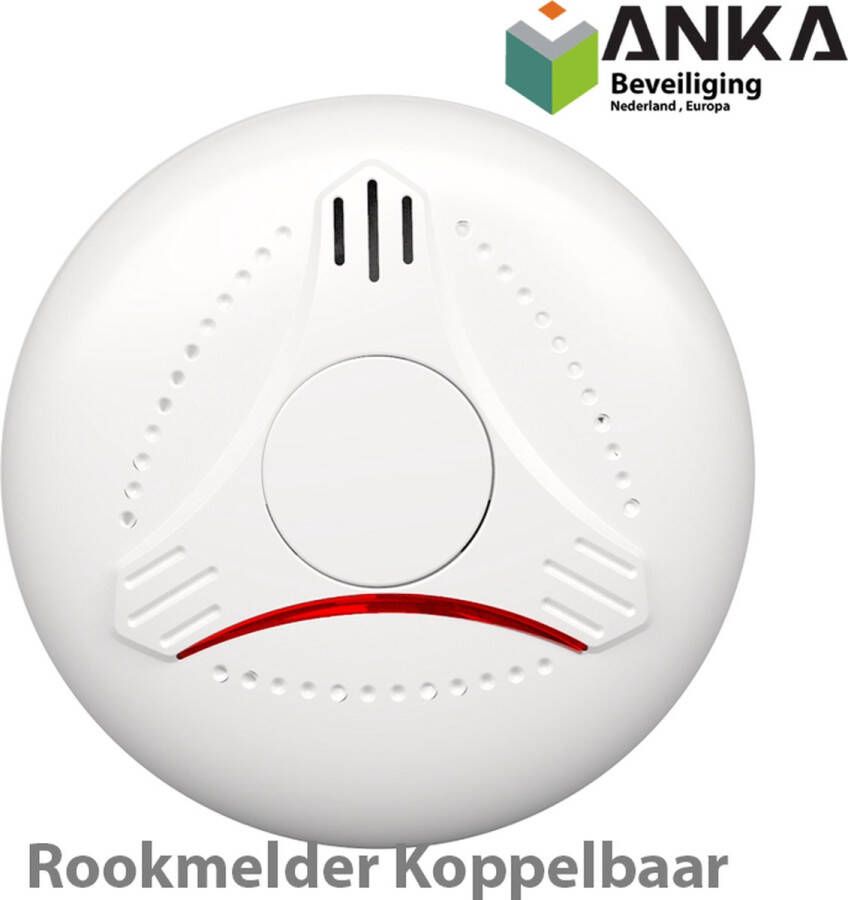 Anka-SCI-TECH ANKA AJ-761SI Rookmelder koppelbaar- 10 jaar levenduur 10 jaar batterij EN14604 Certificering CE RoSH TUV-certificering koppelbaar met CO melder en of Hittemelder