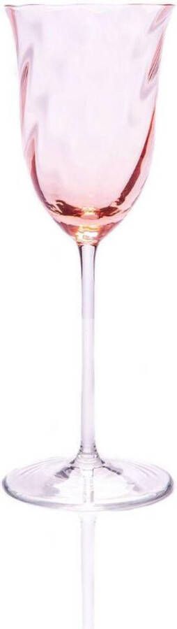 Anna von Lipa Wijnglas witte wijn Limoux Rosa met voet in kristalkleur (set van 2) Wijnglazen