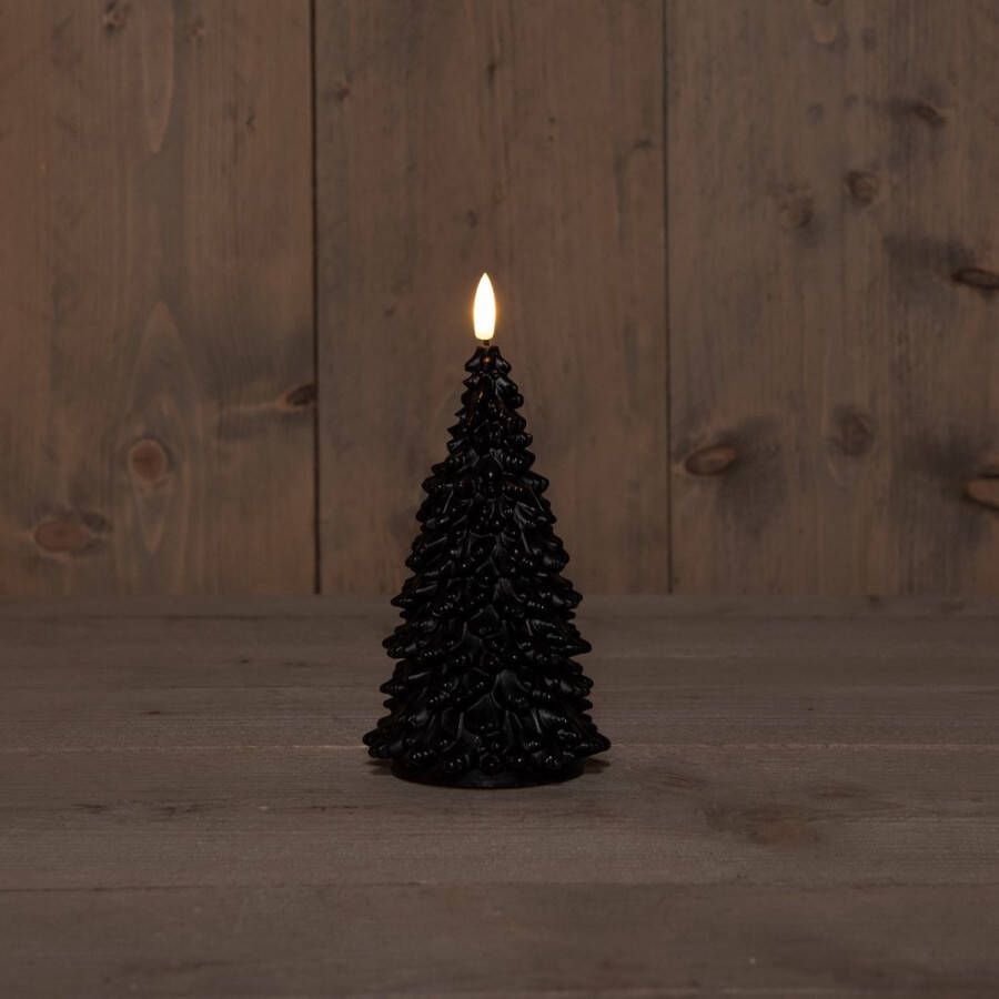 Anna&apos;s Collection B.O.T. 3D Wick Black Christmas Tree Wax 9 5X20 cm