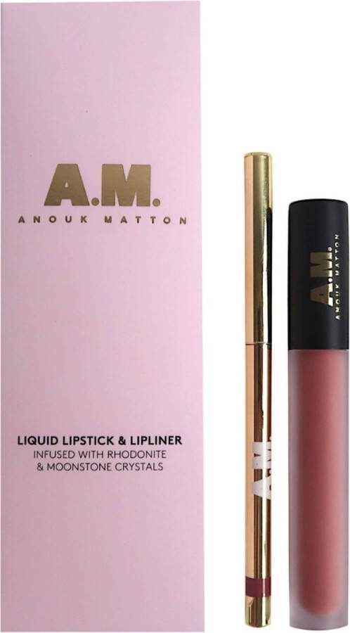 Anouk Matton Cosmetics GODDESS Matte Lipstick And Lipliner