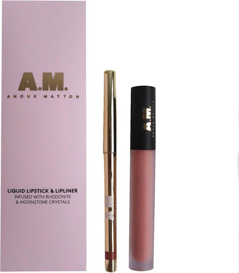 Anouk Matton Cosmetics OH HONEY Glossy Lipstick And Lipliner