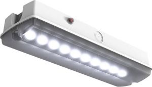 Ansell LED Portaal Bulkhead Noodverlichting Guardian 3W 173lm 865 Daglicht IP65 Testknop 18m Kijkafstand