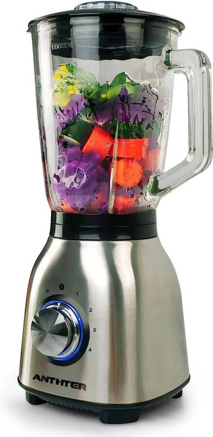 Anthter Professional Plus Blender Glas Ideaal voor shakes en smoothies