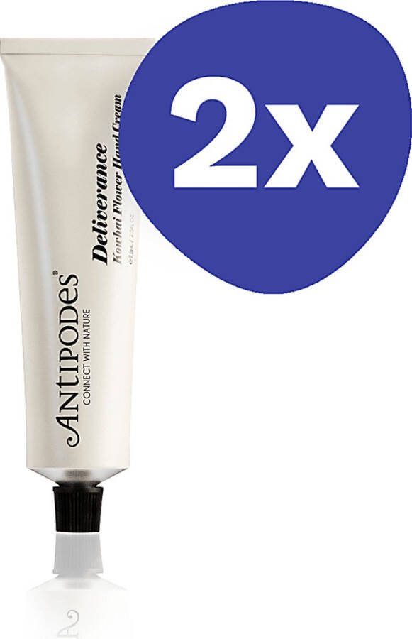 Antipodes Deliverance Kowhai Flower Handcreme (2x 75ml)