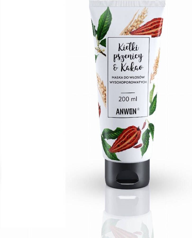 Anwen Tarwekiem & Cacao Hoogwaardig Haarmasker 200ml