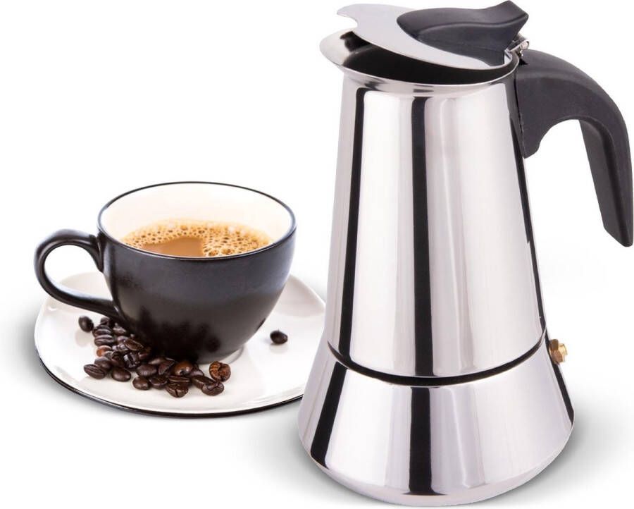 Merkloos Sans marque BiggDesign BiggCoffee Percolator Koffie Espressomaker Inductie Perculator Geregistreerde Merk