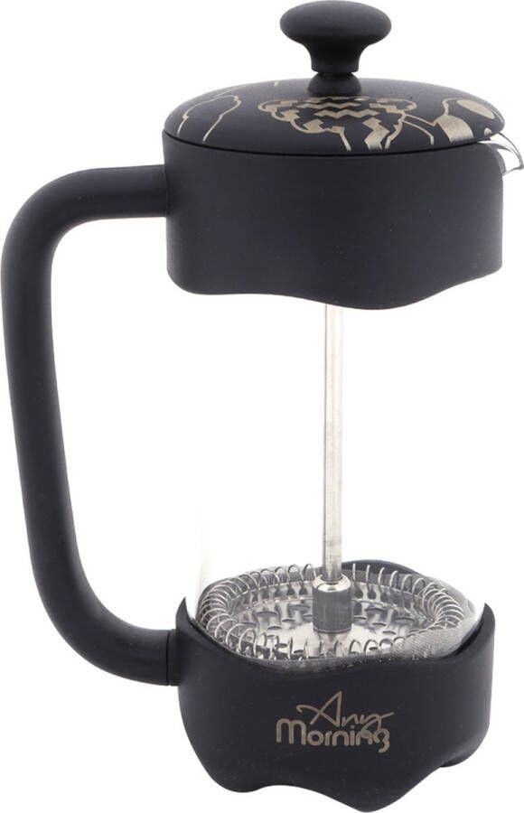 Any Morning FY92 French Press Koffiemaker Espresso Maker Aeropress Koffiepers Koffiepot RVS en kunststof Cafetiere Voor Koffie & Thee Borosilicaatglas 1000 ml