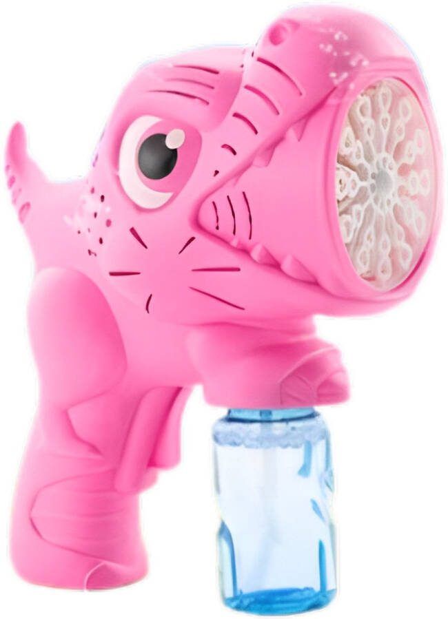 AnyPrice Bellenblaas Pistool Dinosaur Bubble Gun Bellenblaas Bellenblaasmachine voor Kinderen Inclusief Navulling Roze