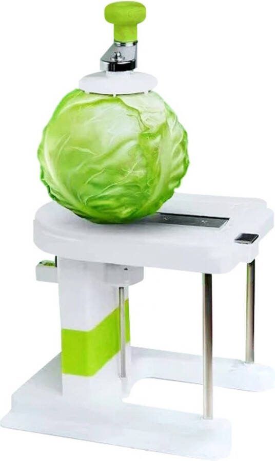 AnyPrice Kool Rasper Cabbage Mandoline Inclusief 3 Mesjes Keukensnijder Groentensnijder Koolsnijder Shredder Groen