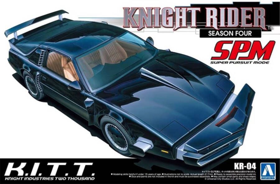 Aoshima 1:24 06378 Knight Rider Knight 2000 K.I.T.T. SPM Season Four Plastic Modelbouwpakket