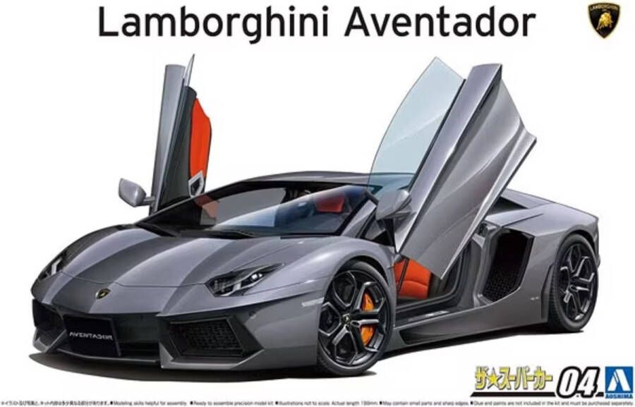 Aoshima Lamborghini Aventador LP700 2011 modelbouw pakket 1:24