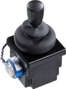 APEM 4R182H1E55360 Joystick 500 V DC Rechte hendel Kabel open einde IP65 1 stuk(s)