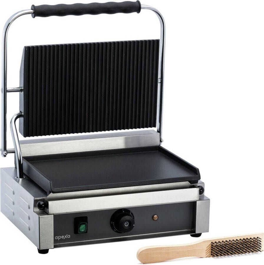 Apexa Contactgrill KG1 Glad Gegroefd X1078