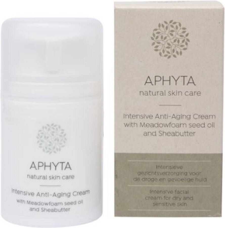 Aphyta intensive anti-aging cream Anti-aging dagcrème – Dagcreme voor vrouwen – Dagcreme voor mannen Anti rimpel creme vrouwen Meadowfoam & Shea 50 ml