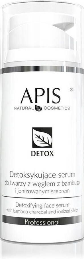 APIS Detox Serum Detoxifying Face Serum With Carbon From Bamboo And Ionized Silver 100Ml