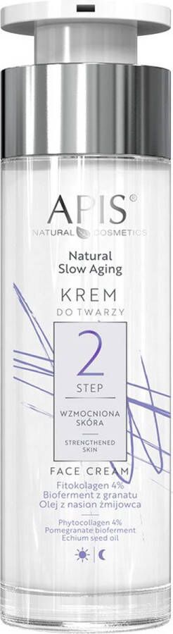APIS Natuurlijke Langzaam Verouderende Gezichtscrème stap 2 verbeterde huid 50ml
