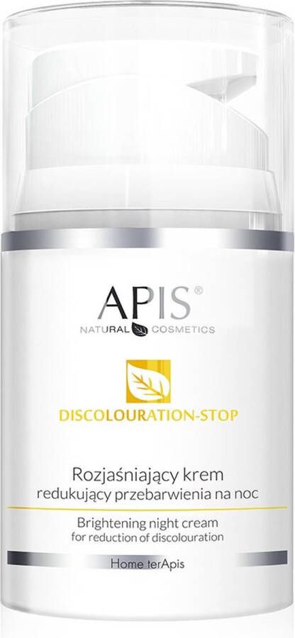 APIS Verkleurings-stop verhelderende nachtcrème 50ml