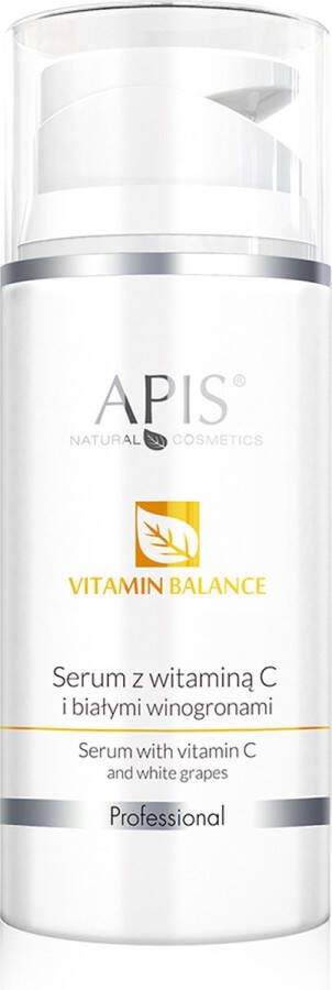 APIS Vitamin Balance gezichtsserum met vitamine C en witte druiven 100ml