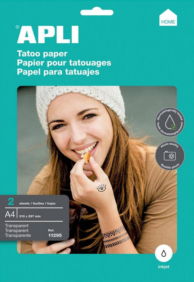 OfficeTown Apli Tattoo transfer papier pak met 2 vellen
