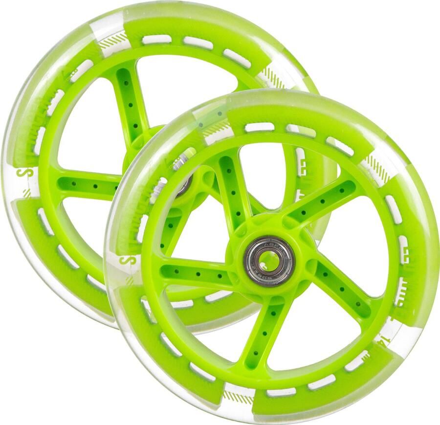 Apollo City Scooter Vervangingswielenset 145mm Pro Wheels ABEC 7 Lagers Scooterwiel vervangende wielen geschikt voor City Scooters