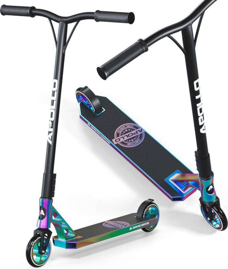 Apollo Professionele Stuntstep Genesis Pro X Competition Rainbow