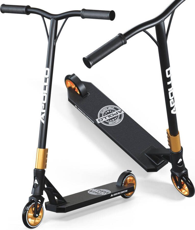 Apollo Professionele Stuntstep Genesis Pro X Competition Zwart Goud