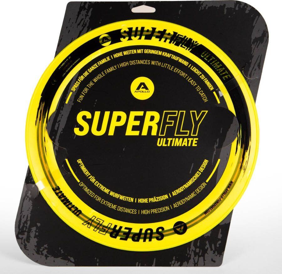 Apollo Superfly Werpring Aerodynamische Professionele Vliegende Schijf Zachte Werpschijf Zachte Randen Buitenvliegende Schijf voor Extreme Afstanden Strandspeelgoed voor Kinderen