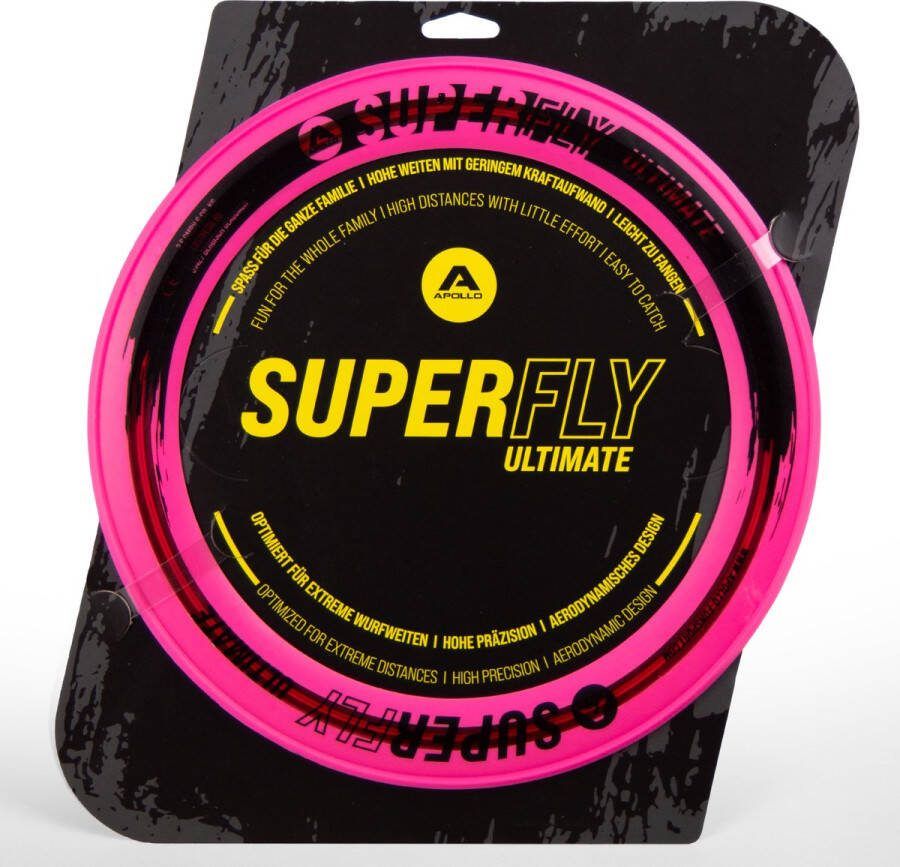 Apollo Superfly Werpring Aerodynamische Professionele Vliegende Schijf Zachte Werpschijf Zachte Randen Buitenvliegende Schijf voor Extreme Afstanden Strandspeelgoed voor Kinderen