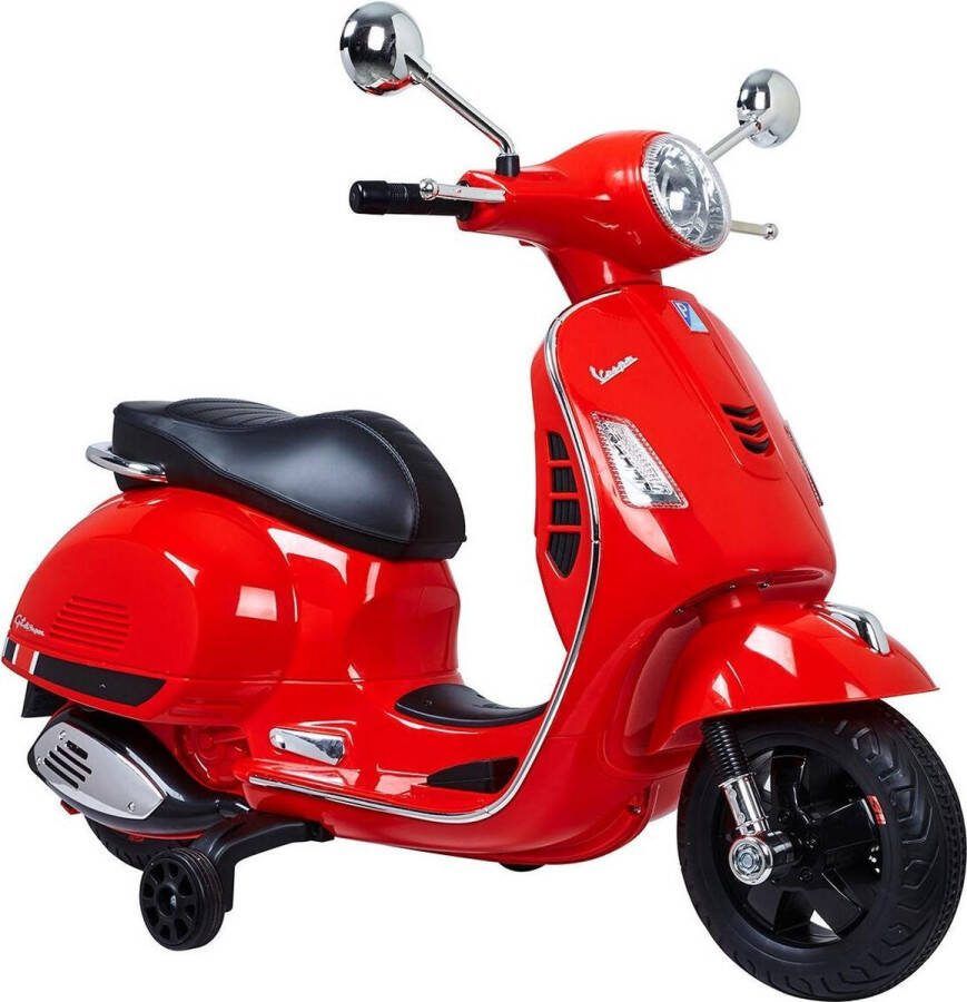 Apollo Vespa electrische kinder scooter Rood Model 801 6V 4km u