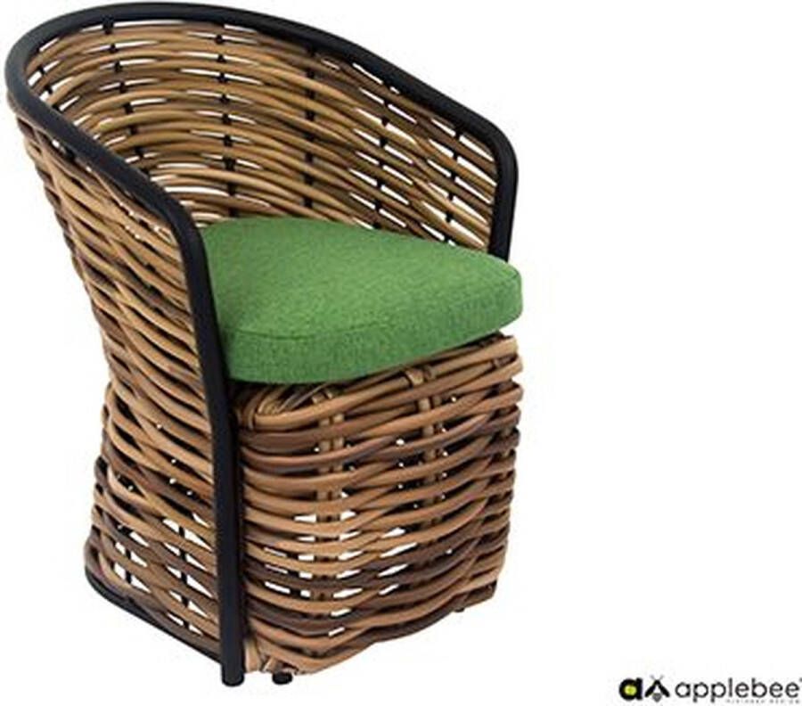 Apple Bee tuinmeubelen Applebee Cocoon Stoel Dining- Wicker Stoel