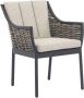 Apple Bee Milou dining armchair 62 biculair weaving Willow Bee Wett seat and back c - Thumbnail 1