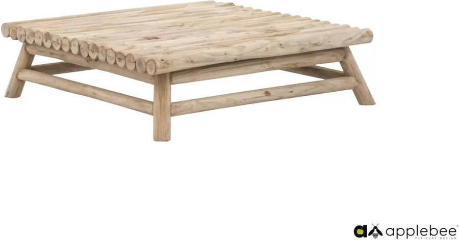 Apple Bee Rooty lounge koffietafel 85x85x27cm Laagste prijsgarantie!