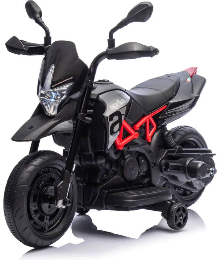 Aprilia Dorsoduro 900 Mini 6 Volt Kindermotor 1 tot 3 jaar Grijs