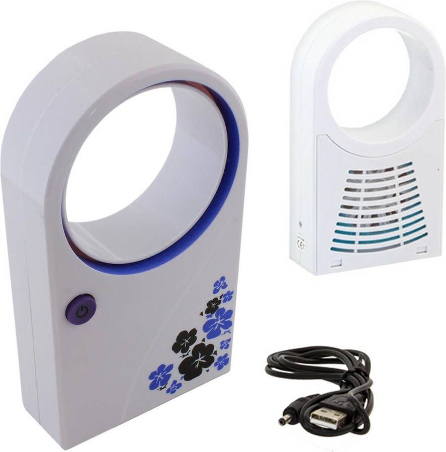 APT USB Ventilator Mini Fan Blauw Portable Cooling Fan